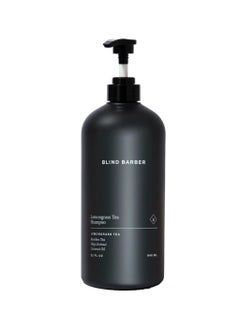 Blind Barber Blind Barber Lemongrass Tea Men's Shampoo - Natural Shampoo for Men with Minty, Refreshing Scent - Smoothing Formula Designed to Remove Build-Up + Debris - 32 oz  - Image 1