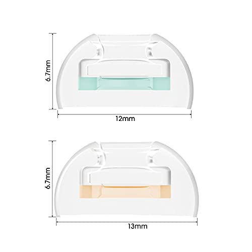 SpinFit CP1025- L/ML- Medical Grade Silicone Patented Ear Tips, Secure Fit and Supreme Comfort Fits MTW3, Galaxy Buds 2, Soundcore Space A40 & More (2 Pairs) (for Nozzle Diameter from 4-5.5mm) - Image 2