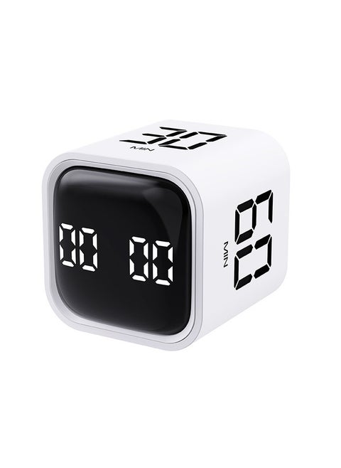 Timer, Alarm clock, productivity gadget, timer, 3 alarm modes including silent vibration, 5/10/30/60 minutes and custom countdown for work, reading, kitchen