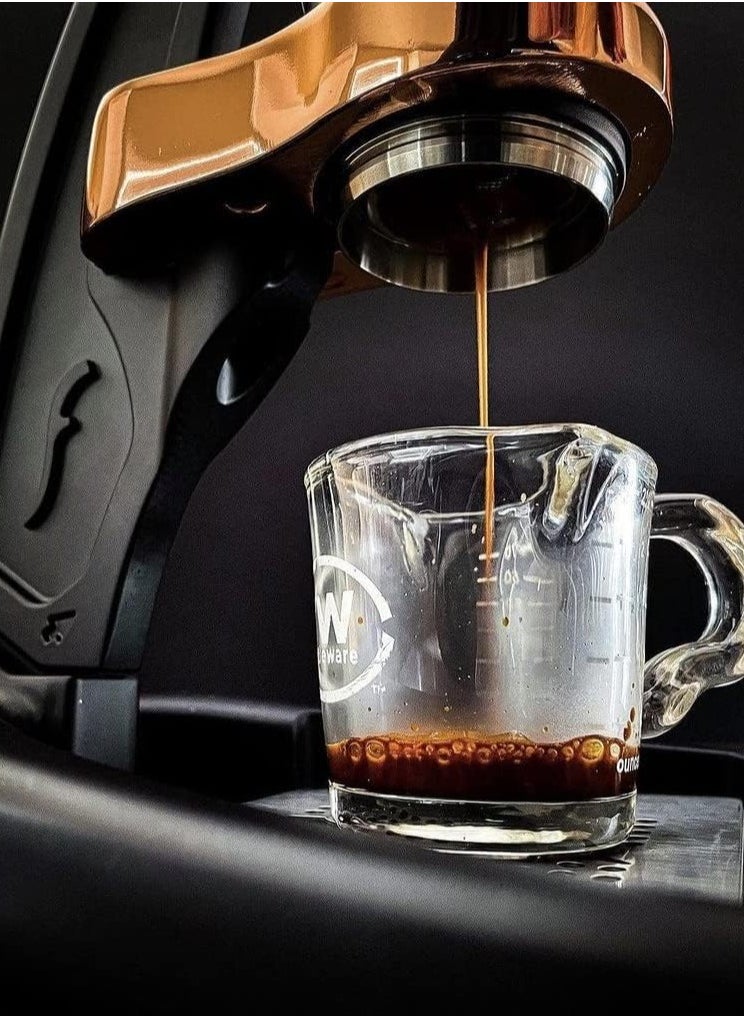 Rattleware - Rattleware Premium 3 Oz Measuring Espresso Shot Glass, Durable and Designed for precision as Espresso shot cups and an Espresso measuring cup, Great for professional and home use. - Image 1