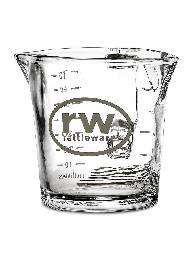راتلوير Rattleware كوب قياس إسبريسو فاخر سعة 90 مل، متين ومصمم بدقة ككوب شوت للقهوة وكوب قياس للإسبريسو، مثالي للاستخدام الاحترافي والمنزلي - Image 1