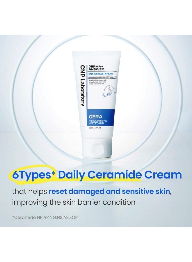 سي إن بي كريم CNP Barrier Reset - ترطيب عميق، تقوية حاجز البشرة، سيراميد، مناسب للبشرة الجافة والحساسة، العناية بالبشرة الكورية، 2.7 أونصة سائلة. - Image 2