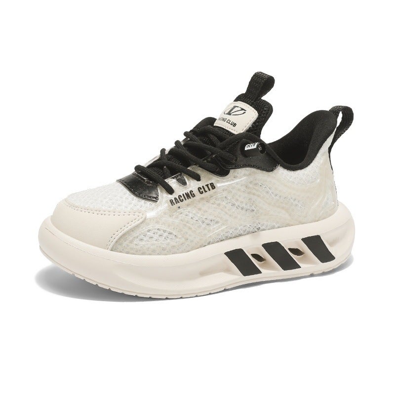 Mesh Sneakers Lightweight Flexible Sole Walking Shoes For Kids Indoor And Outdoor Activities - Image 1