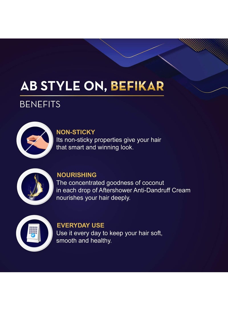 باراشوت كريم الشعر باراشوت أدفانسيد للرجال، 100 مل | مضاد للقشرة | كريم للشعر بعد الاستحمام | كريم شعر بديل الزيت غير لزج - Image 3