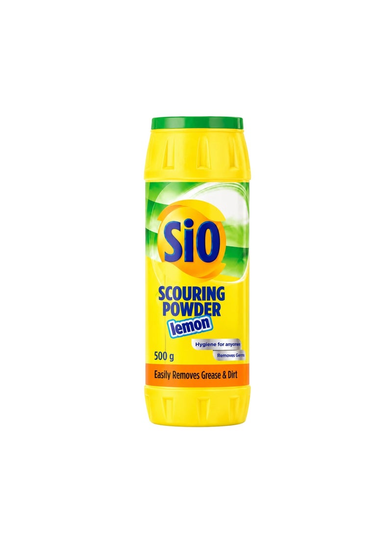 SIO Lemon Scouring Powder – 500g | Powerful Cleaning & Fresh Shine - Image 1