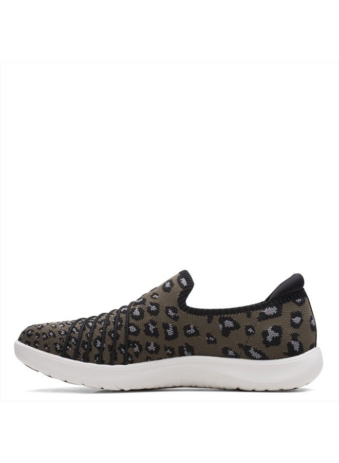 clarks Women's Adella Step Sneaker, Dark Olive, 6.5  - Image 5