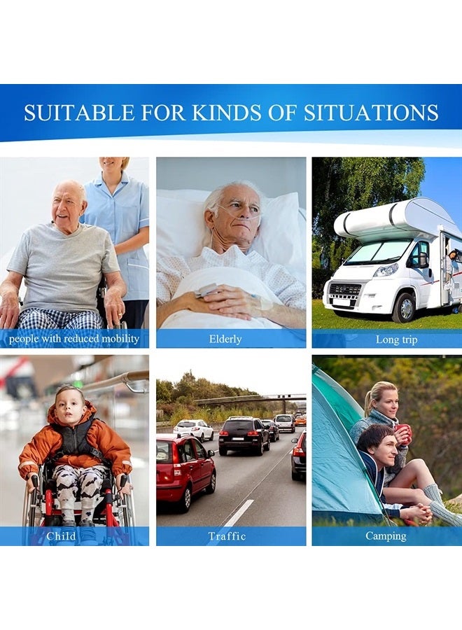 OOCOME أجهزة تبول محمولة للرجال، زجاجة تبول للرجال OOCOME مضادة للتسرب قابلة لإعادة الاستخدام زجاجة بول للذكور للتخييم 2000 مل أنبوب بطول 45.2 بوصة مع غطاء - Image 5