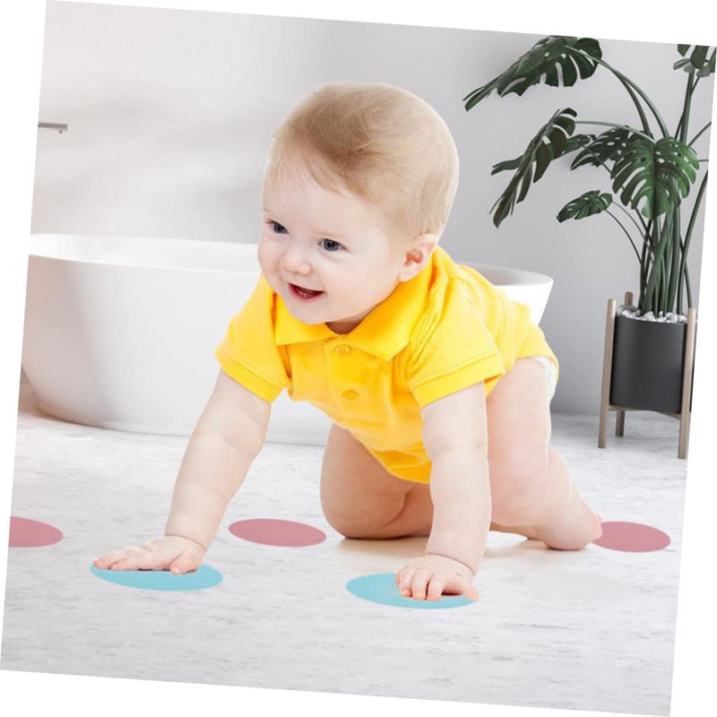 18Pcs Anti Slip Shower Stickers Adhesive Safety Strips For Bathtub Tub Stairs Kitchen Tiles 10x10x0 1cm - Image 4
