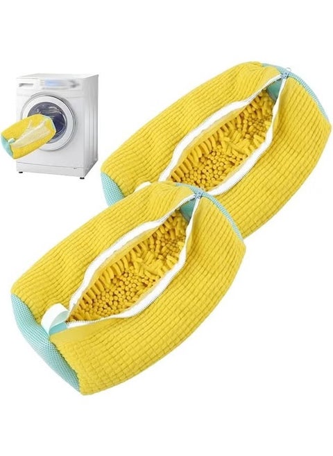 Shoe Cleaning Bag 2 pcs Shoe Cleaning Bag For Washing Machine, Laundry Bag For Shoes Reusable Shoe Washing Bag for All Shoe Types And Sizes