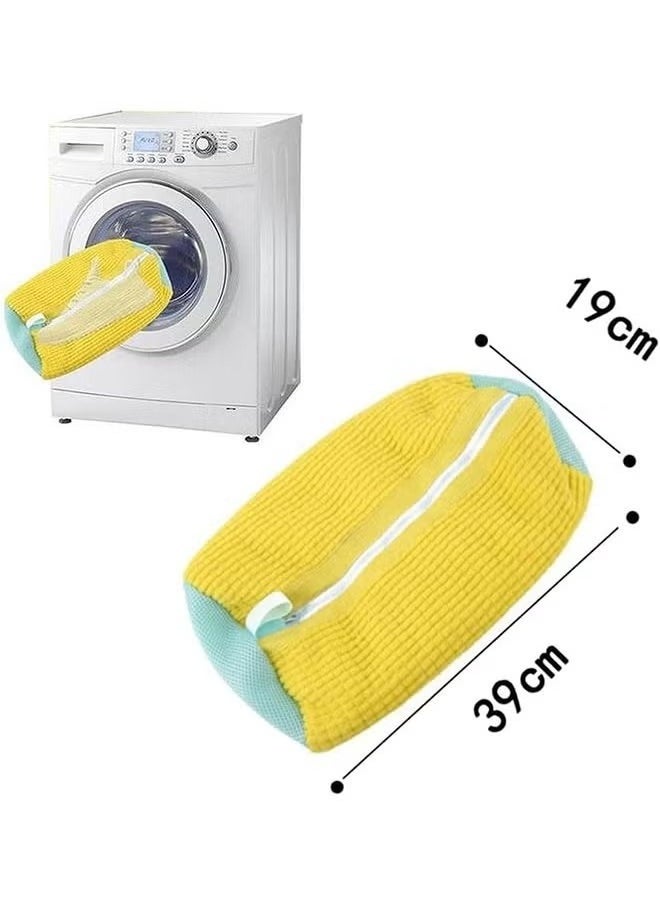 NOAKEEI - Shoe Cleaning Bag 2 pcs Shoe Cleaning Bag For Washing Machine, Laundry Bag For Shoes Reusable Shoe Washing Bag for All Shoe Types And Sizes - Image 1
