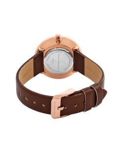 French Connection Women's Analog Quartz Brown Leather Watch FCL21-F  - Image 4
