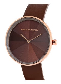 French Connection Women's Analog Quartz Brown Leather Watch FCL21-F  - Image 2