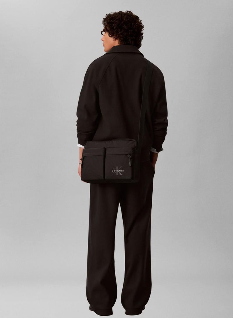 CALVIN KLEIN Bold Monologo Laptop Flight Bag - Image 4