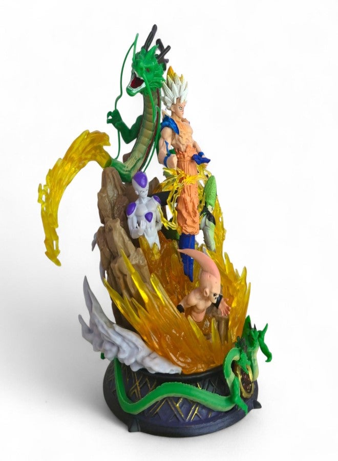 Mayatra's Anime Style Dragon Warrior Collectible Figure Statue with Dragon & Energy Effect – Display Model – PVC Action Figure - Image 4
