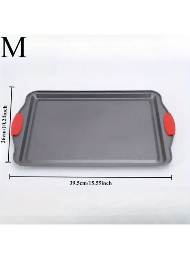Large Non Stick Baking Tray Heat Resistant To 230C Non Slip Handle - Image 4
