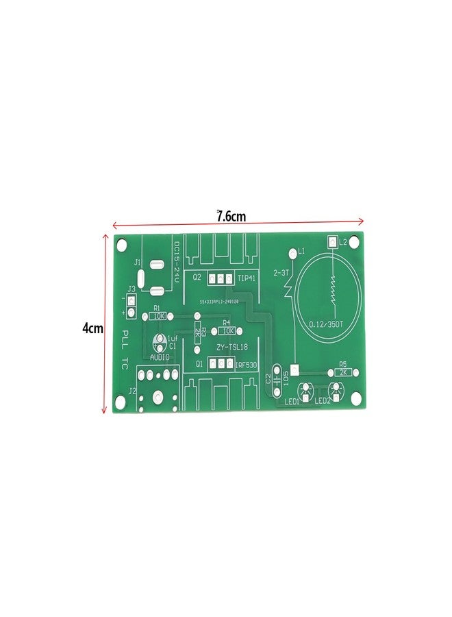 Create idea 2set Coil Speaker DIY Mini Transformer Kit DC 15-24V 15W Compatible with Tesla Coil Plasma Speaker Wireless Transmission Compatible with Tesla Coil Module Soldering Project Unassembled - Image 4