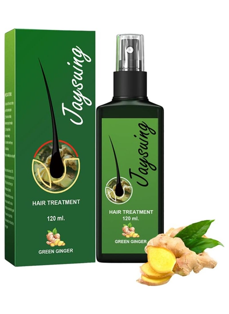 Jaysuing - Growth Plus Nourishing Ginger Spray, Natural Nourishing Scalp Spray, Fast Hair Growth Intensive Anti-Shedding Treatment Ginger Spray, Ginger Spray to Promote Male and Female Hair Growth - Image 1