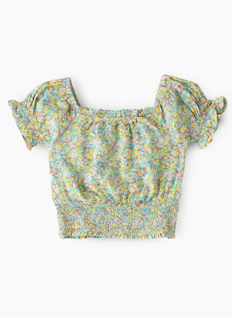 Jelliene Aop Woven Top