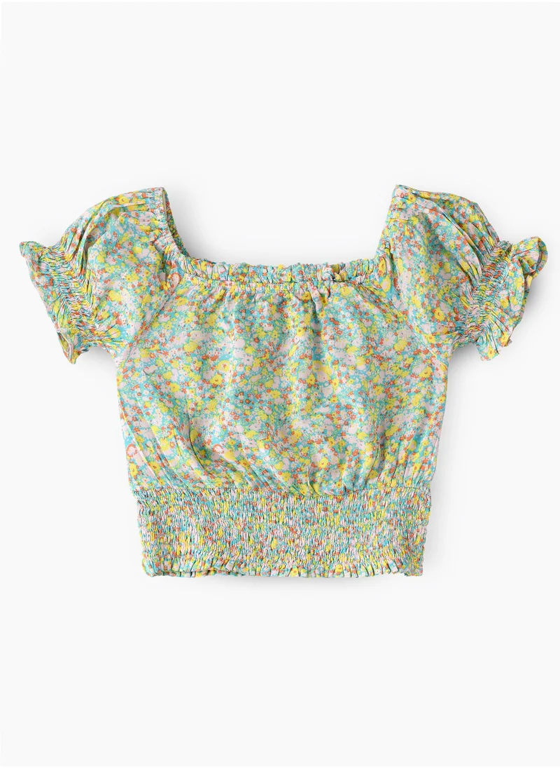 Jelliene Aop Woven Top
