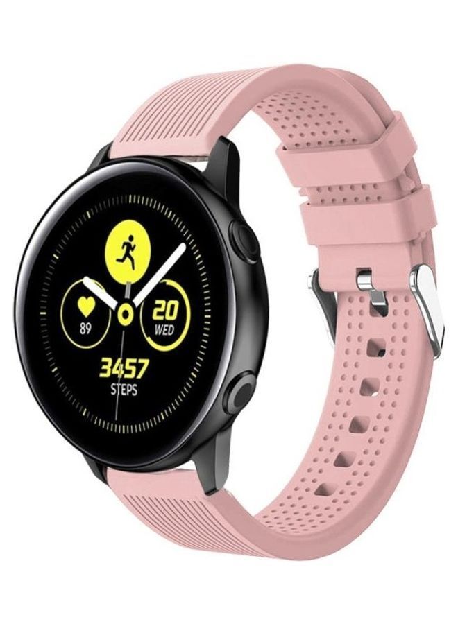 NIBEMINENT Smart Watch Silicone Wrist Strap For Garmin Vivoactive 3 Pink