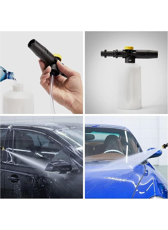 Arabest - Snow Foam Lance Washer , Foam Cannon Jet Bottle for Karcher K2 K3 K4 K5 K6 K7 K Series, Soap Generator High Pressure Washer Car,  Foamer Wash with Adjustable Sprayer Nozzle ( 750ML) - Image 1
