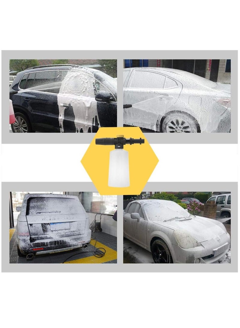 Arabest - Snow Foam Lance Washer , Foam Cannon Jet Bottle for Karcher K2 K3 K4 K5 K6 K7 K Series, Soap Generator High Pressure Washer Car,  Foamer Wash with Adjustable Sprayer Nozzle ( 750ML) - Image 1