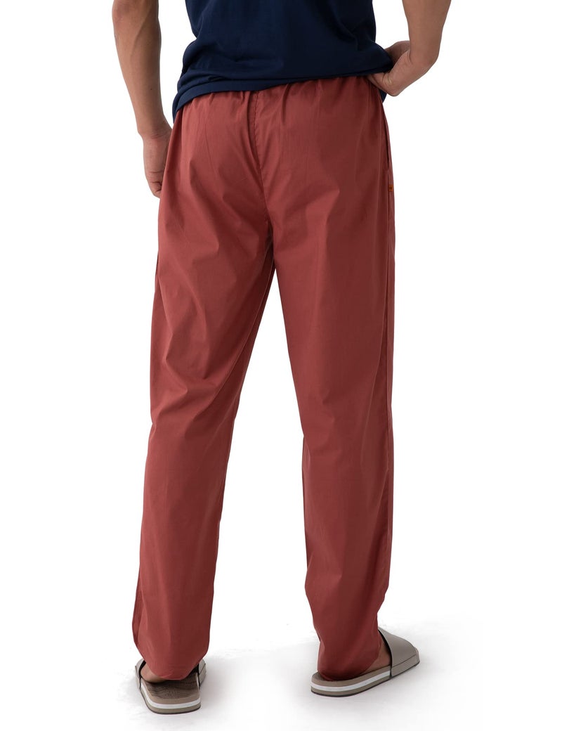 DAMENSCH Men Stretch Pyjama Pants - Nap Green, Slumber Maroon - Medium - Image 3