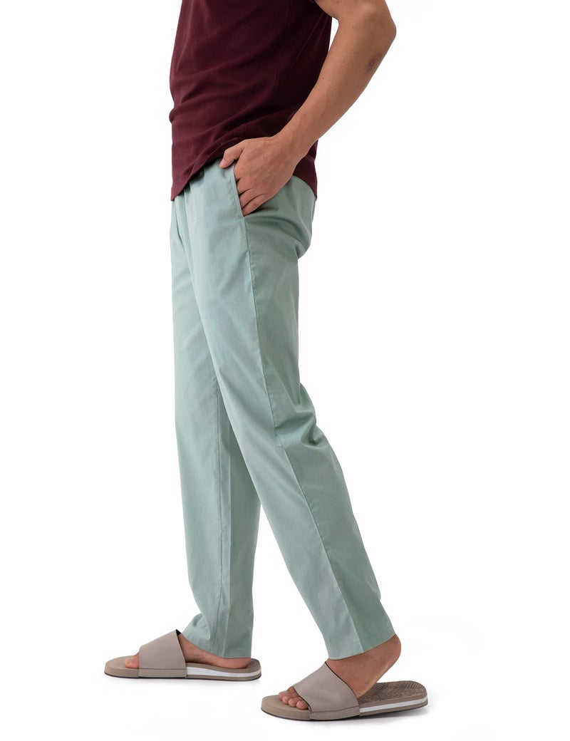 DAMENSCH Men Stretch Pyjama Pants - Nap Green, Slumber Maroon - Medium - Image 4