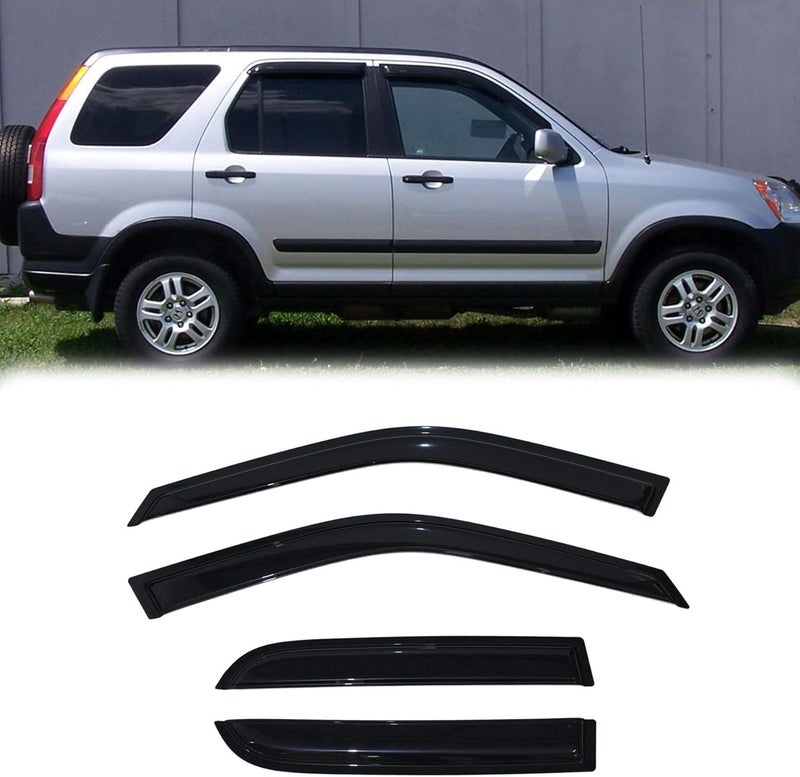 Puermto Original Side Window Wind Deflector Set for 2002-2006 Honda CR-V - Image 1