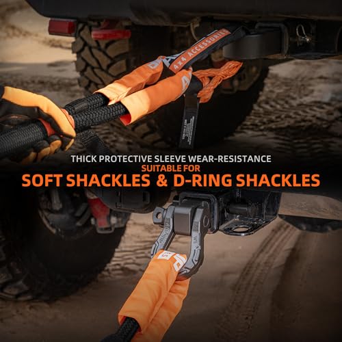 ALL-TOP Kinetic Recovery Rope, 48000Lbs, 1in x 20ft, Heavy Duty 30+% Elasticity, 16000Lbs Work Load Limit for 4x4 Offroad Vehicle - Image 4