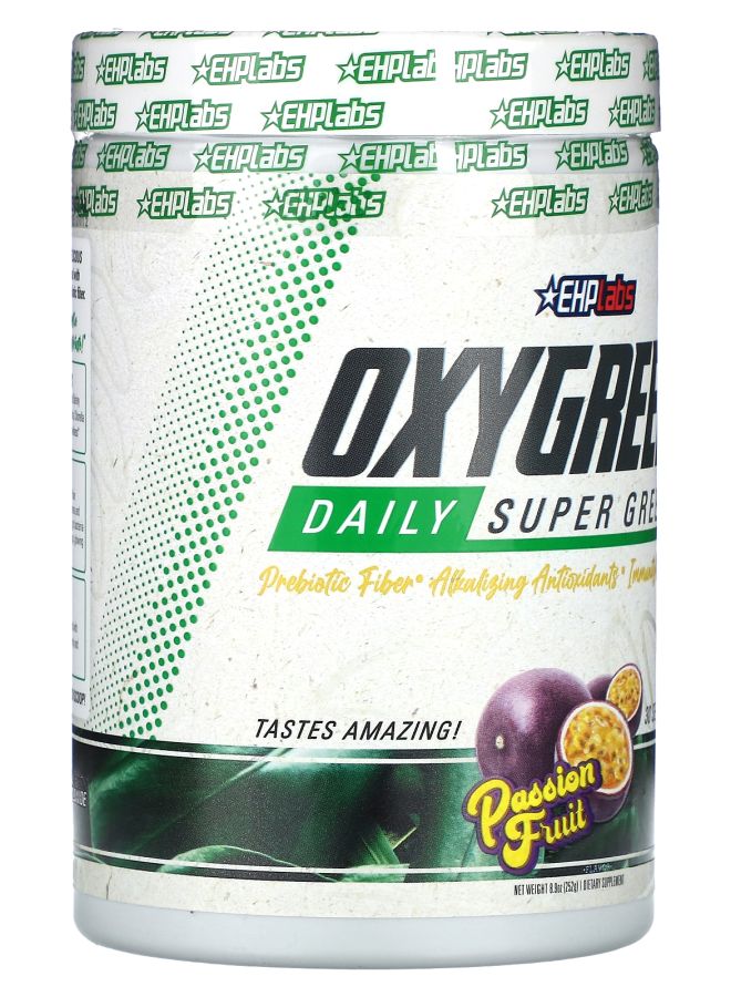 EHPLabs OxyGreens Daily Super Greens Passion Fruit  8.9 oz (252 g) - Image 2