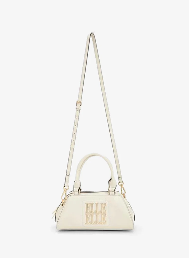 Elle Logo Accent Crossbody Bag With Detachable Strap