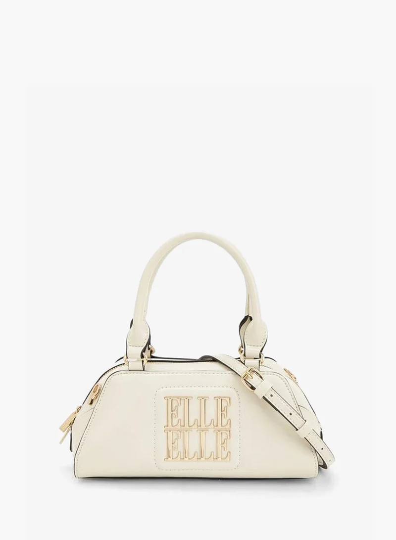 Elle Logo Accent Crossbody Bag With Detachable Strap