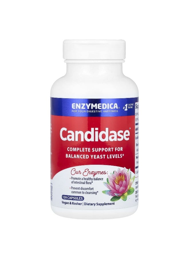 ENZYMEDICA - Enzymedica, Candidase, 120 Capsules - Image 1