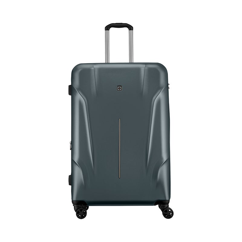 Wenger Ryon 80cm Large Expandable Luggage with Lightweight Hard Case, TSA Lock & 360° Spinner Wheels - Shark - Image 2