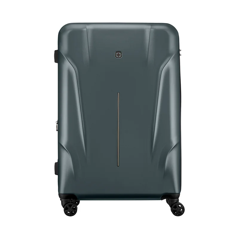 Wenger Ryon 80cm Large Expandable Luggage with Lightweight Hard Case, TSA Lock & 360° Spinner Wheels - Shark