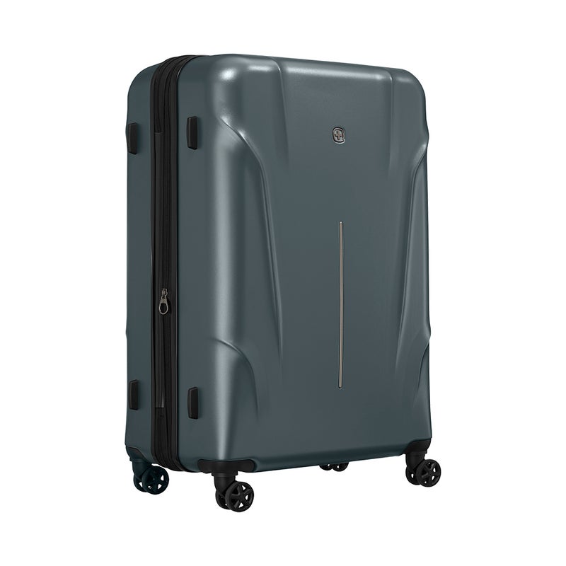 Wenger Ryon 80cm Large Expandable Luggage with Lightweight Hard Case, TSA Lock & 360° Spinner Wheels - Shark - Image 4