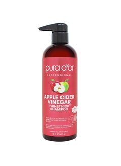 Pura d'or PURA D'OR Apple Cider Vinegar Thin2Thick Shampoo With Biotin, Castor Oil - All Hair Types, Men & Women, 16 Fl Oz  - Image 1