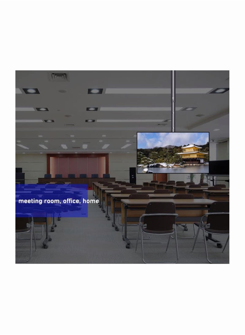 Chulovs - NEW Ceiling TV Mount For 40 42 43 50 55 60 65 70 Inch Flat Panel Televisions, Articulating Hanging Swivel TV Pole Bracket Adjustable Height 50KG Capacity - Image 1