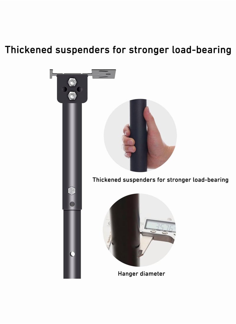 Chulovs - NEW Ceiling TV Mount For 40 42 43 50 55 60 65 70 Inch Flat Panel Televisions, Articulating Hanging Swivel TV Pole Bracket Adjustable Height 50KG Capacity - Image 1