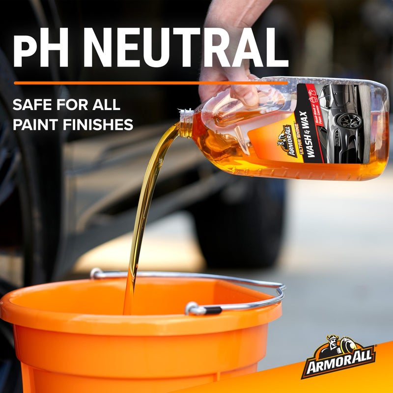 Armor All Ultra Shine Car Wash and Car Wax by Armor All, Cleaning Fluid for Cars, Trucks, Motorcycles, 64 Fl Oz Each - Image 3