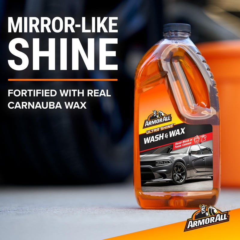 Armor All Ultra Shine Car Wash and Car Wax by Armor All, Cleaning Fluid for Cars, Trucks, Motorcycles, 64 Fl Oz Each - Image 2