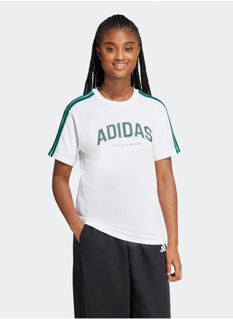 Adidas Lounge Soft-Side Graphic T-Shirt