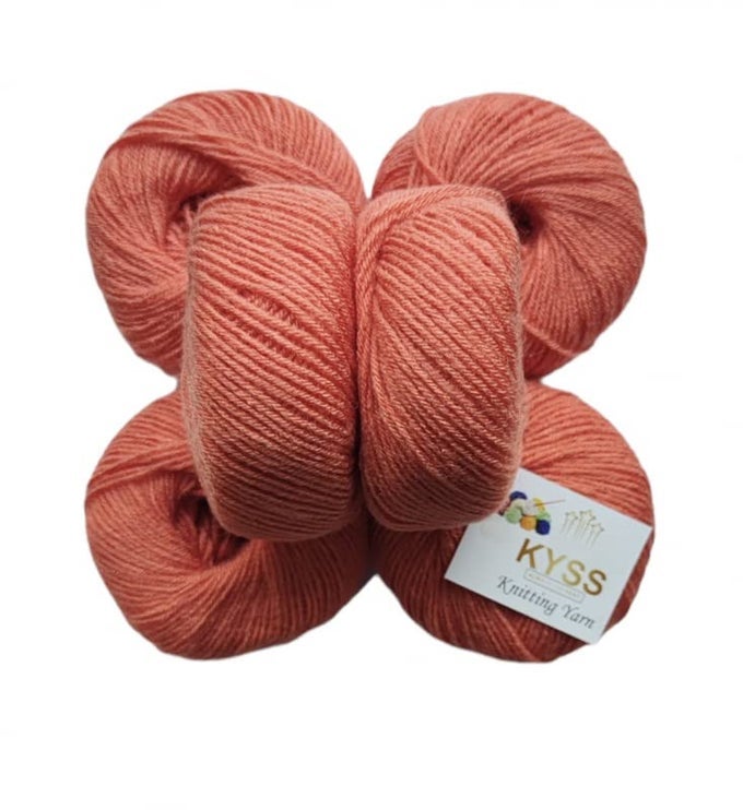BABY SOFT 100 ACRYLIC BROWNISH GAJRI 1 BALL 25 GRAM10 PC 4 PLY BALL HAND KNITTING WOOLART CRAFT SOFT FINGERING CROCHET HOOK YARN NEEDLE THREAD DYED SHADE NO28