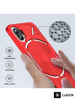 Zaboon Protective Case Cover For Nothing Phone 1 GKK Three Stage Splicing Full Coverage PC  - Image 3