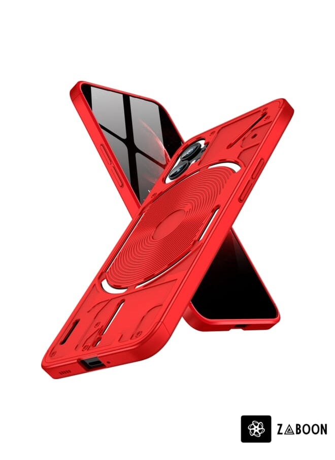 Zaboon غطاء حماية لهاتف Nothing Phone 1 GKK Three Stage Splicing Full Cover PC  - Image 1