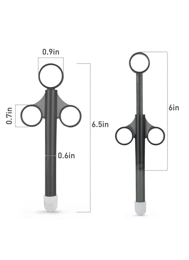 2Pack Storage Bag Lube Applicator Syringe with Precise Scales for Women Men Precision Female Lubricant Tube Applicator with 10ml Precision Markings Easy Use Clean Reusable No Disposable