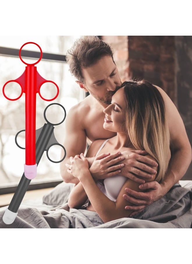 2Pack Storage Bag Lube Applicator Syringe with Precise Scales for Women Men Precision Female Lubricant Tube Applicator with 10ml Precision Markings Easy Use Clean Reusable No Disposable