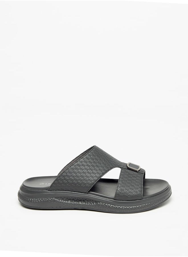Le Confort - Textured Slip-On Comfort Sandals - Image 1