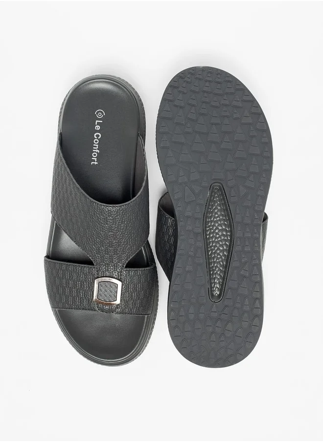 لو كونفورت Textured Slip-On Comfort Sandals